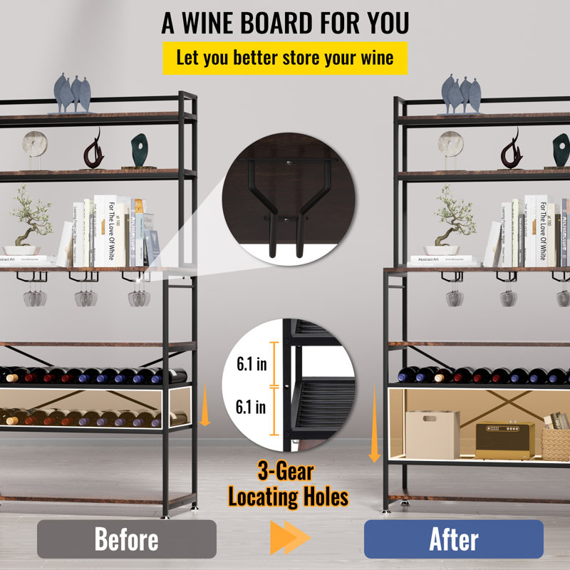 35.4'' Standard Baker's Rack with Microwave Compatibility
