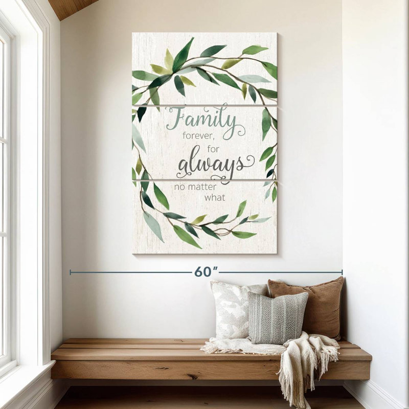 Tergel Family Forever, 50'' H x 32'' W