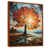 Brown Floater Framed