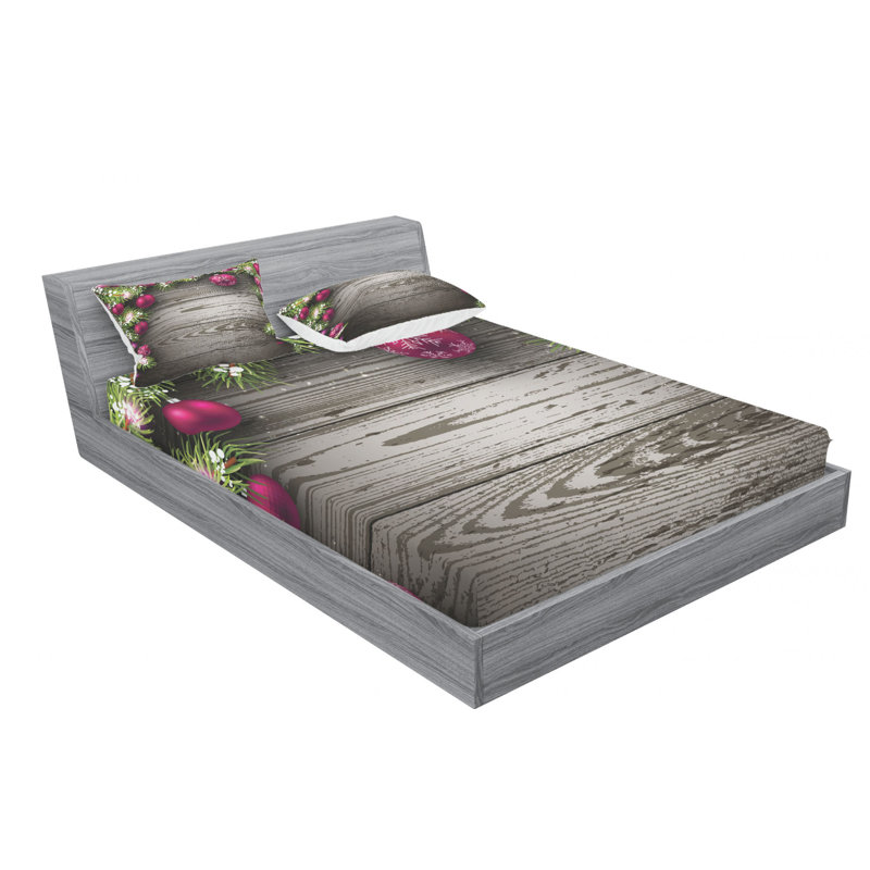 Microfiber Sheet Set, Queen Sheet Set with Fitted Sheet