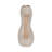 Vase Pottery and Ecomix with Woven Cane Wrapped Handle and Sculptural Textured Form in Boho Style-89110008