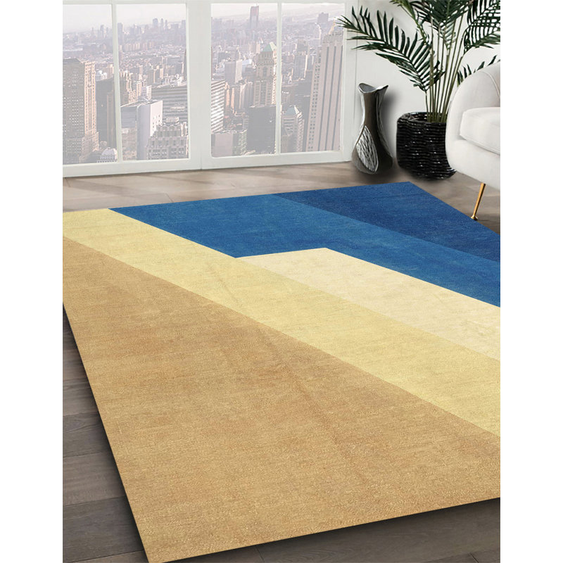 Abstract Indoor Rug, Square 6'