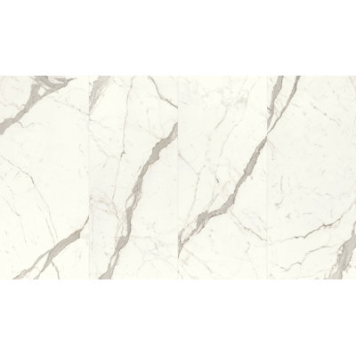 Carreau de porcelaine polie pour plancher et mur JEM Capriccio Grey (48 po x 110 po)
