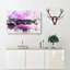 Purple Mountains Watercolour - Wrapped Canvas-56659183