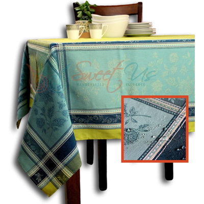 Nappe en coton jacquard français enduit de polyurétrafluoroéthylène
