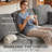 Boneless L-Shaped Modular Sectional Couch, Cloud U-Shaped Compression Sofa with Wide Armrest-1859085092