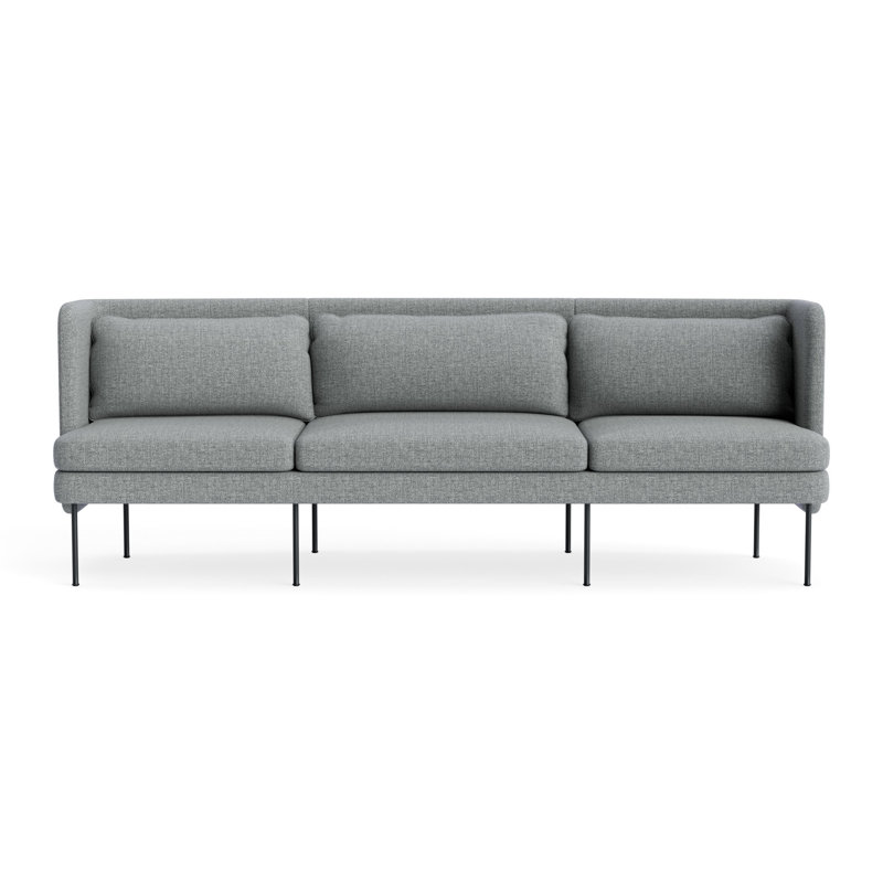 MTO - Canapé 95 po Bloke, Kvadrat Invité gris bleu