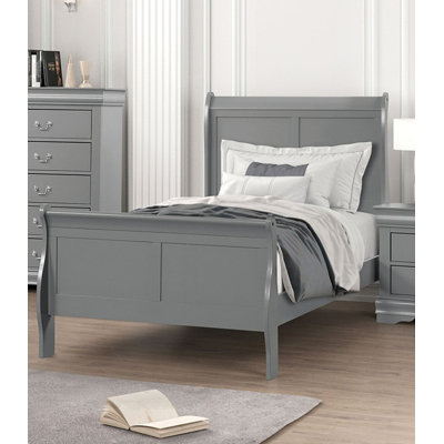 Louis Philippe White Finish E. King Bed