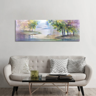 Meandering Lake II- Gallery-Wrapped Canvas Giclée