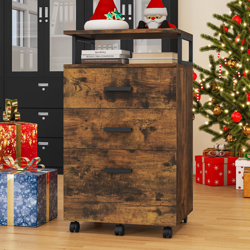 Blayk 45.7cm W Manufactured Wood Bedside Table