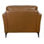 Fauteuil en cuir véritable touffeté Mishkat-70673197
