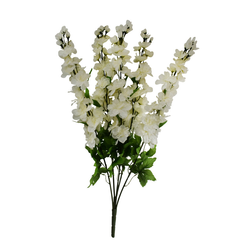 Buisson Delphinium 26 po x 5, Crème, crème
