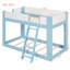 Lit superposé bas simple, lit superposé convertible en bois avec échelle réversible et barrières de sécurité, bleu et blanc-1518713971-1518713980