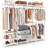 Shande 74'' Closet System with Drawers-99171485