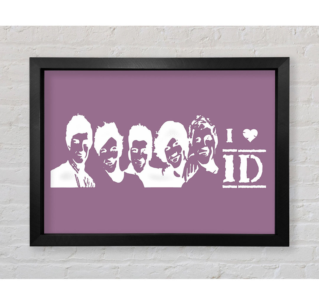 I Love 1 Direction Dusty - Einzelner Bilderrahmen Kunstdrucke