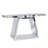 55.9" Modern Luxe Full-Body Mirror Entryway Table With Trapezoid Base – 360° Reflective Console Table, Sturdy Wooden Frame, Scratch-Resistant Design & Open Storage For Hallway, Living Room, Staircase
