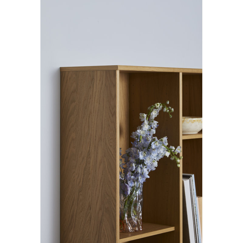 MIstral 140cm H x 140cm W Bookcase, Oak Oil