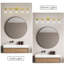Éclairage pour coiffeuse Hartshorn-1304242340-1340435827