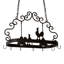 Poulet Metal Handcrafted Oval Hanging Pot Rack