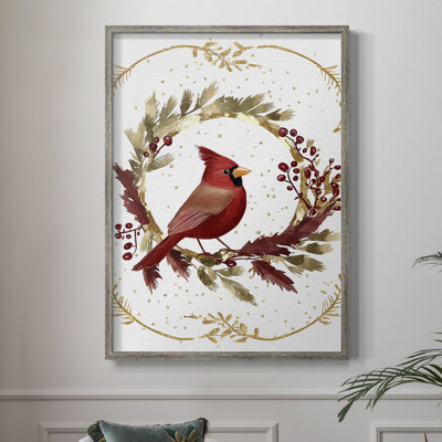 «Christmas Holiday», reproduction d'art encadrée CML - Bois massif XMA171726