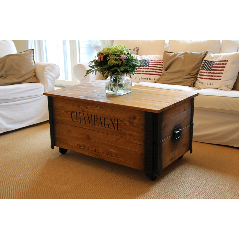 Juanita Solid Wood Coffee Table