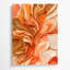 Abstrait aquarelle 74, art mural sur toile brune-1894918373
