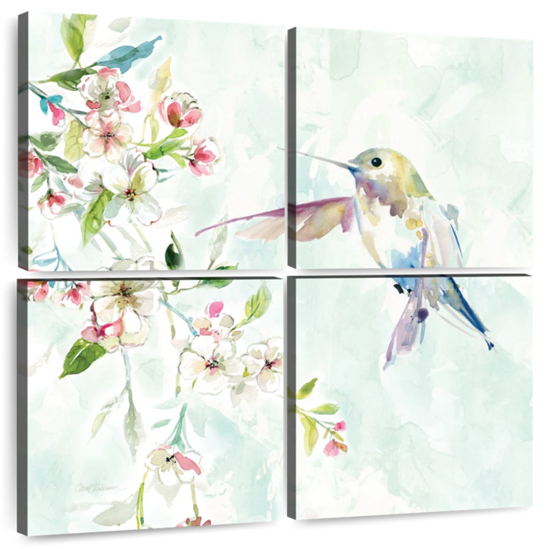 Brampt Delicate Hummingbird IV, 50" H x 50" W