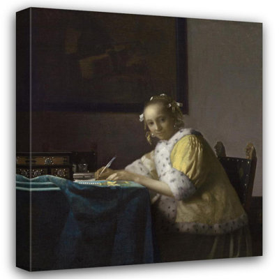 Une dame écrivant une lettre