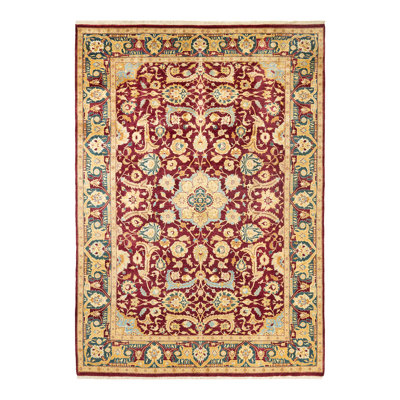 Keenan One-of-a-Kind 6' 2" X 8' 8" 2000s Wool Area Rug in Red