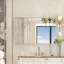 Miroir de salle de bain mural (brossé et arrondi)-608349061