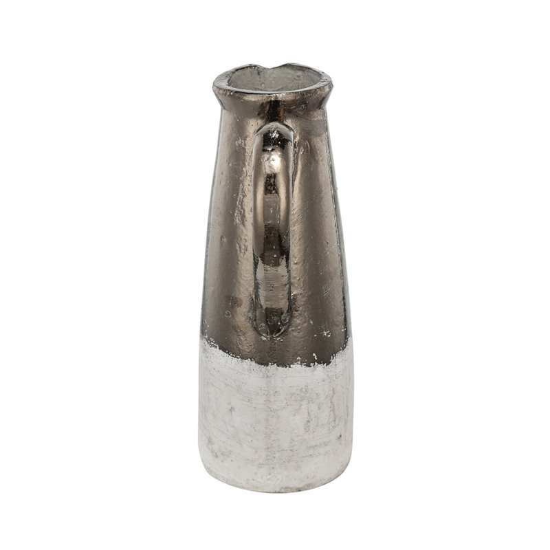 Vase en céramique Libra Sienna, H 11 po x l 6,7 po x P 4,5 po