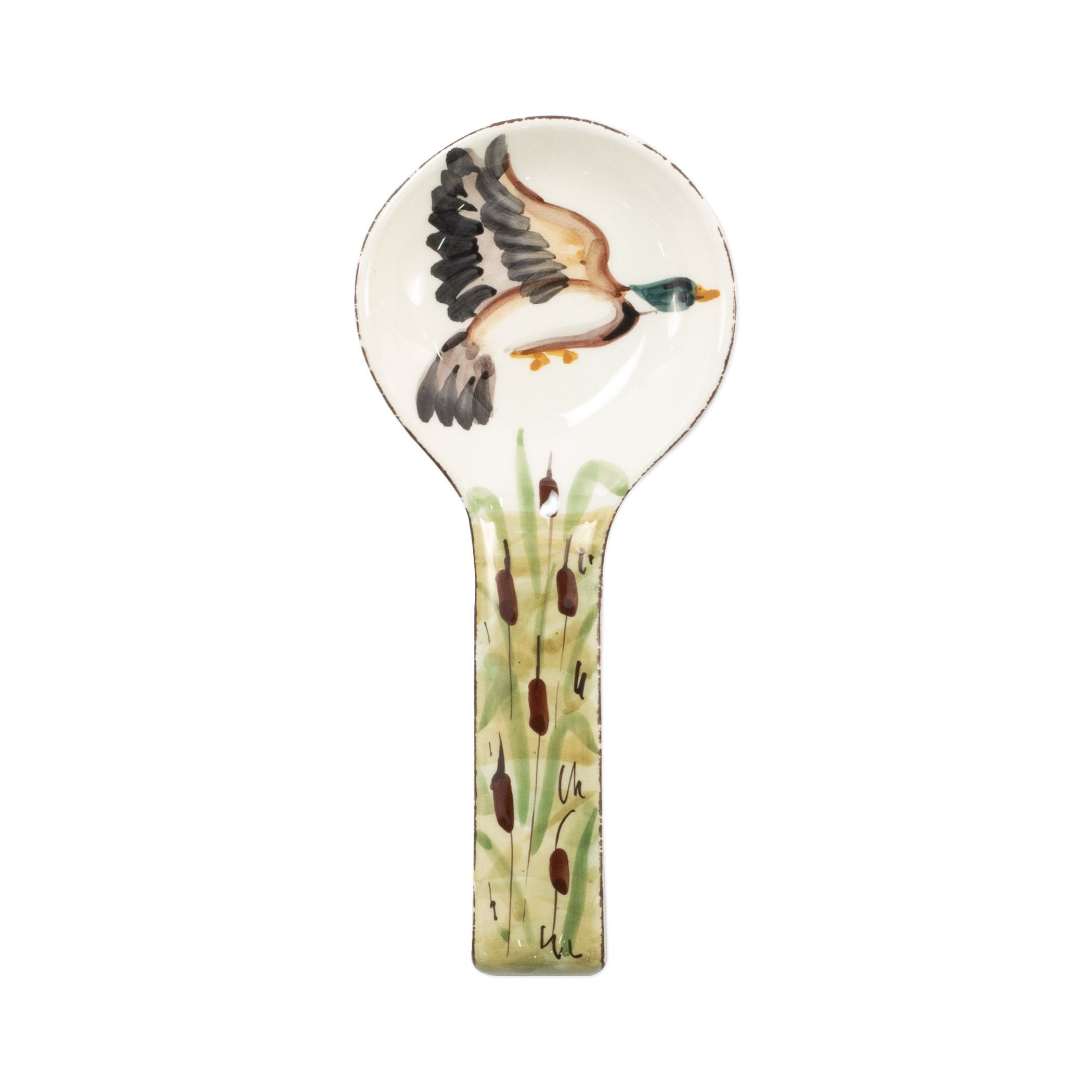 VIETRI Wildlife Mallard Spoon Rest | Birch Lane