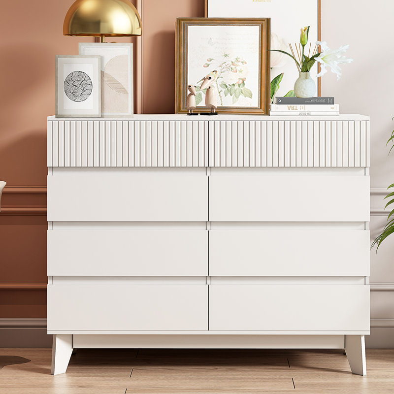 Commode double 8 tiroirs 47,3 po Gilbertsville