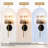 Modern Glass Vanity Ligh With Brass Accents-124678806-124678808