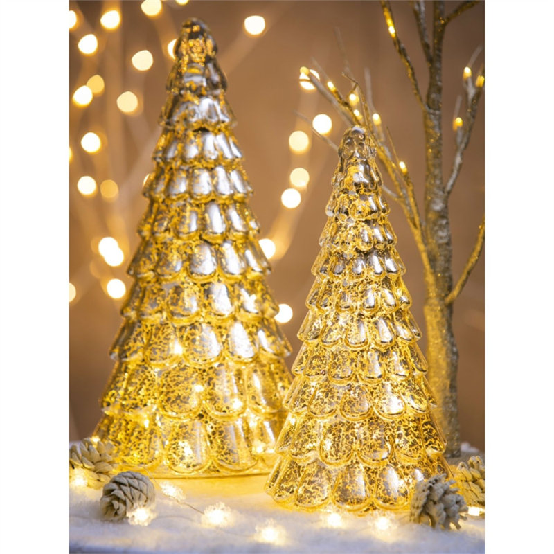 Christmas Tabletop Tree, Gold