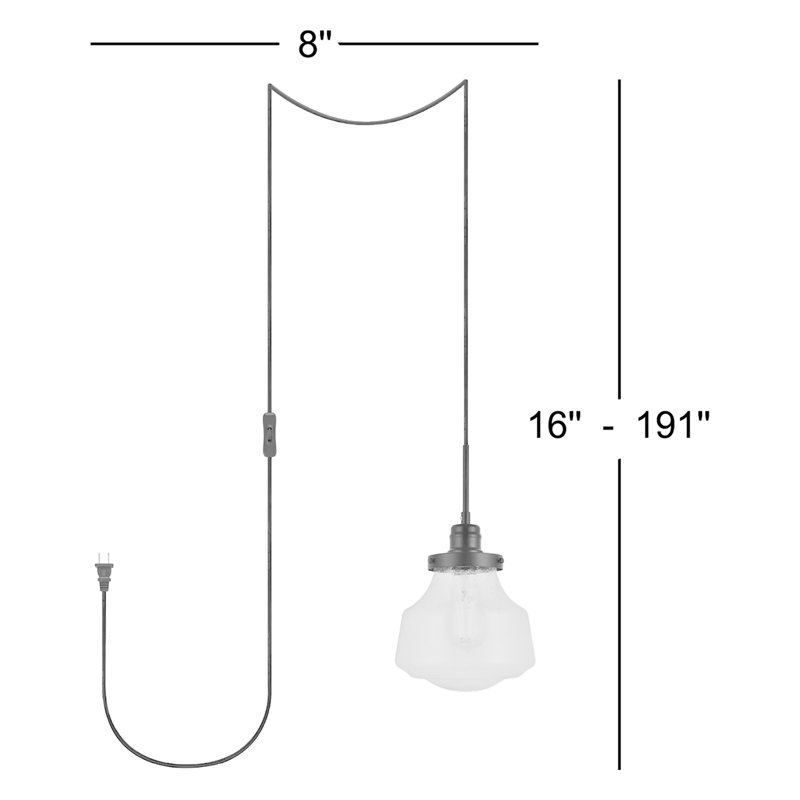 Luminaire suspendu simple à 1 lumière Acheta, Golden