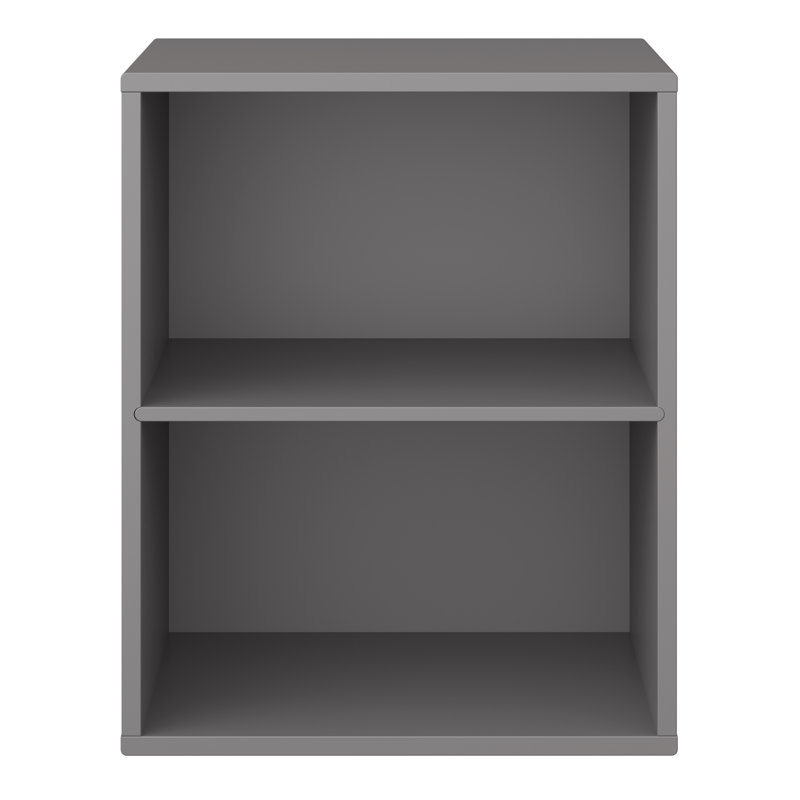 Keep 56cm H x 45cm W Standard Bookcase, Graphite