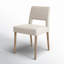 Chaise d'appoint rembourrée Ermine-1343023883