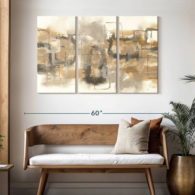 Avery Platinum Neutrals II, 32" H x 50" W