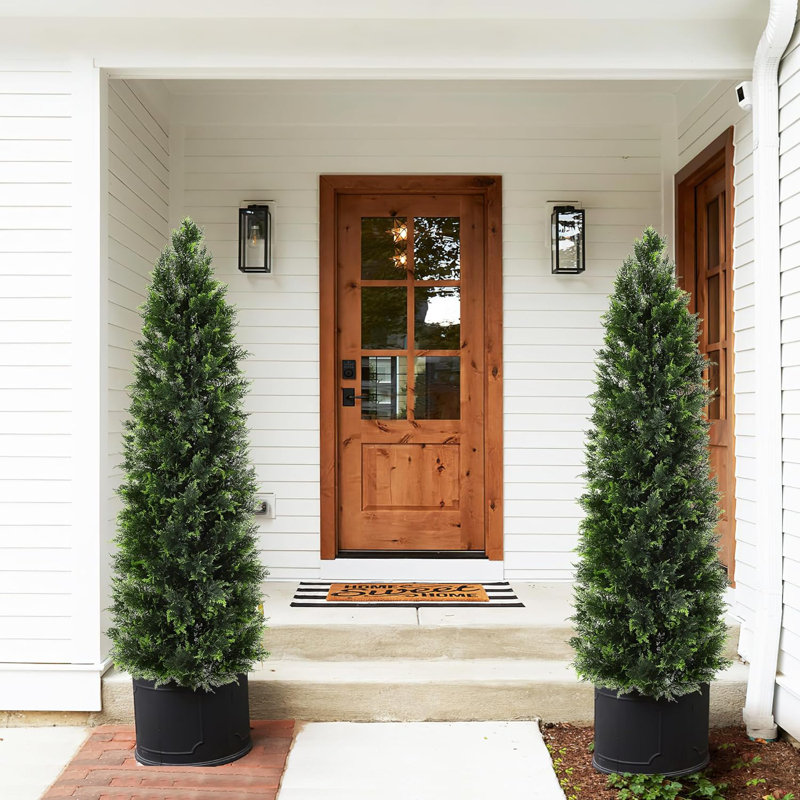 Artificial Cedar Plant in Pot, 48" H