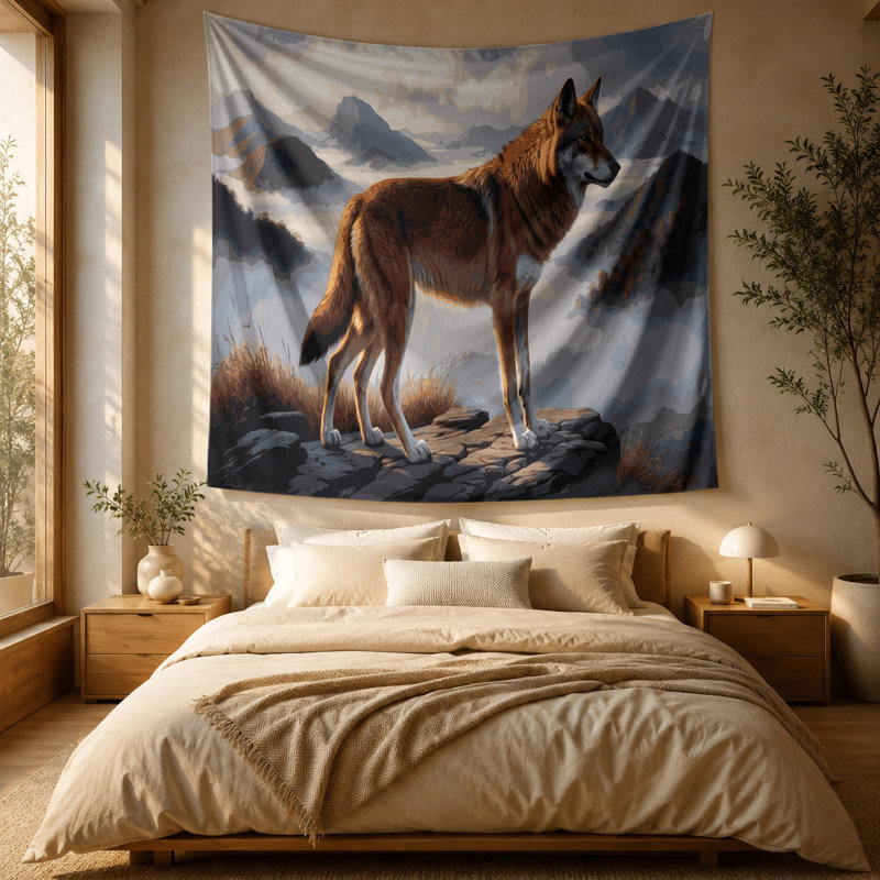 Tapisserie murale «Wildlife», 51 po x 60 po