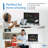 Audio-Visual Direct Yes Glass Freestanding Metal Glass Board-55794798