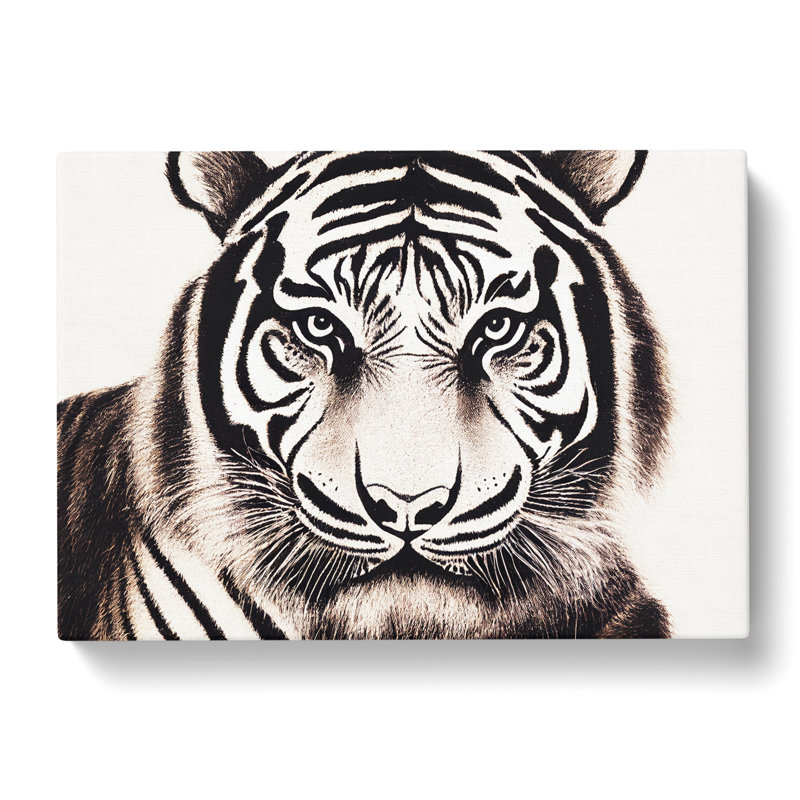 Tiger Art Vol.1 - Wrapped Canvas, 40cm H x 60cm W x 3cm D