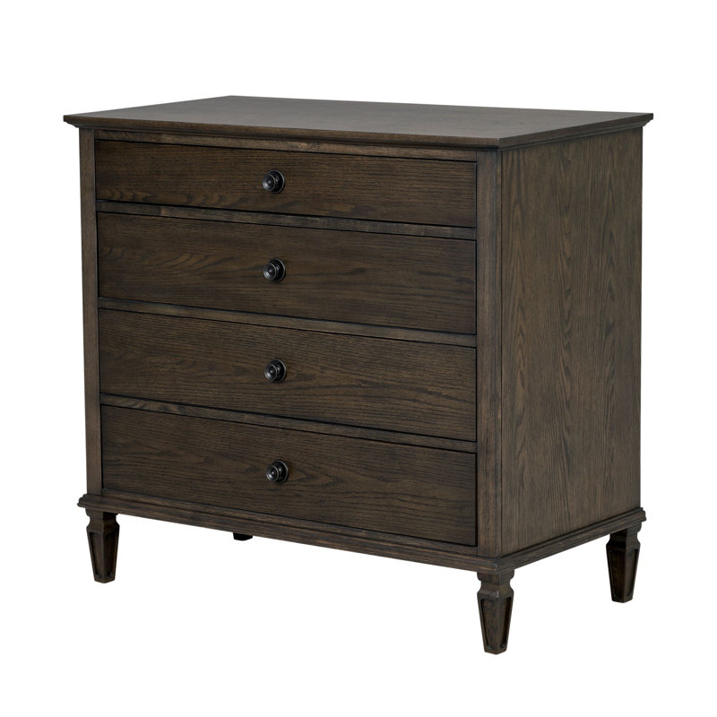 Victoria 40" 4-Drawer Dresser, Antique Brown