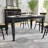 Solid Wood Commercial Grade Dining Table with Turned Legs-492009500-507436984