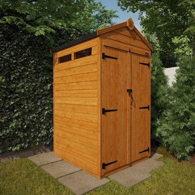 4x4w TigerFlex® Shiplap Apex Security Double Door Shed