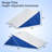 Avory Adjustable Bed Wedge Pillow for Sleeping, Back Support and Leg Elevation