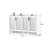 White Aluminum alloy Shoe Storage