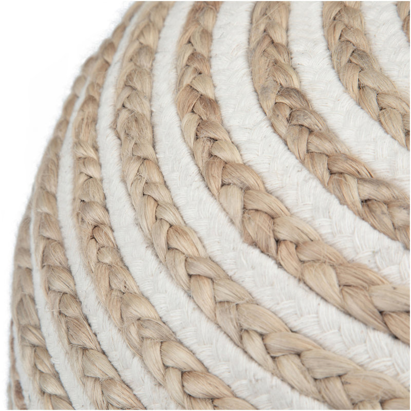 Yolanda - Pouf rond - Naturel