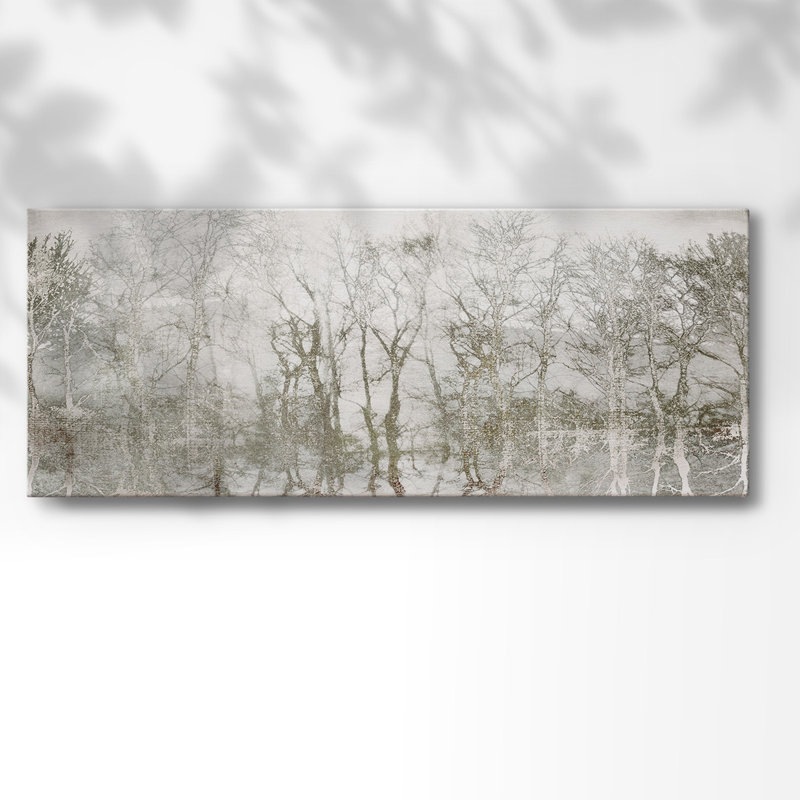 Shimmering Trees - reproduction sur toile tendue, H 20 po x l 50 po x P 1,5 po